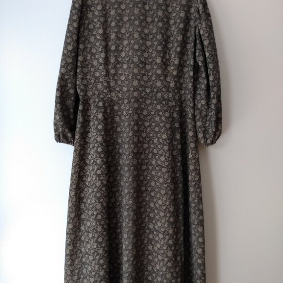 Vintage Amish Mennonite Cape Dress 41.5"B 35"W Detachable Vest - Picture 3 of 9